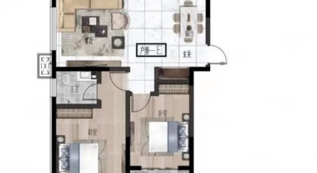 帝景湾 4室2厅 140平米 简单装修 65万元